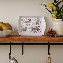 Cartco Cooksmart Forest Fable scatter tray featuring a woodland animal design on a speckled cream background.