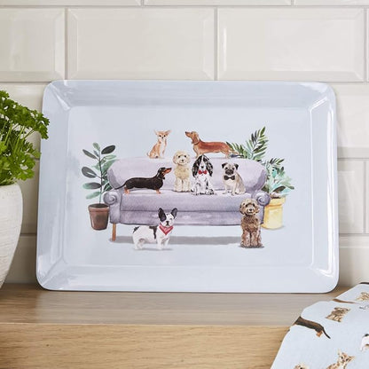 Cooksmart Curious Dogs Serving Tray - Large Cooksmart England