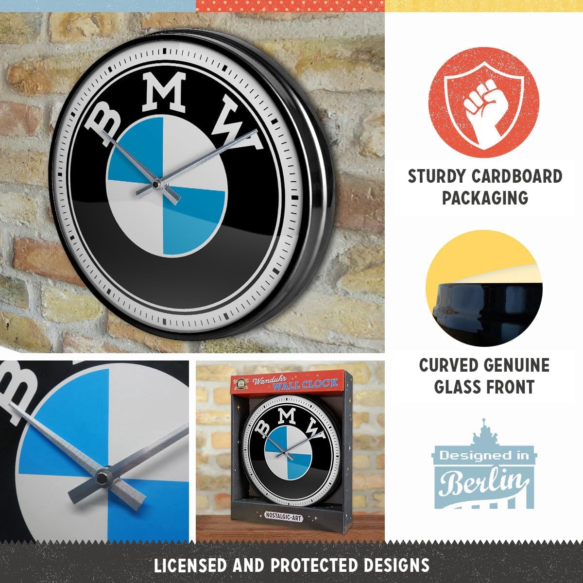 Nostalgic Art BMW Wall Clock Nostalgic Art