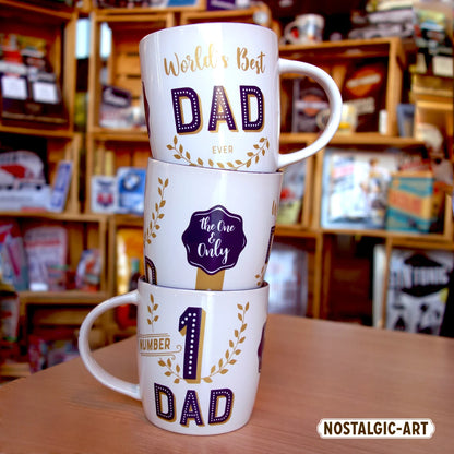 Nostalgic Art Worlds Best Dad / Number 1 Dad Mug