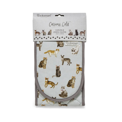 Cooksmart Curious Cats Double Oven Glove Cooksmart England