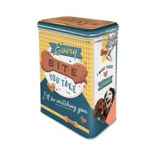 Nostalgic Art Dog Treats Clip Top Tin