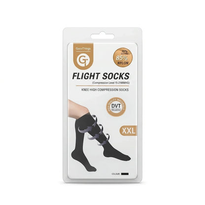 GoodThings Knee High Compression Flight Socks