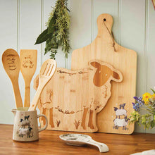 Cooksmart Highland Sheep Set of 3 Bamboo Utensils Cooksmart England