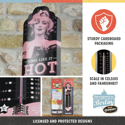 Nostalgic Art Marilyn Monroe - Some Like it Hot Thermometer Nostalgic Art