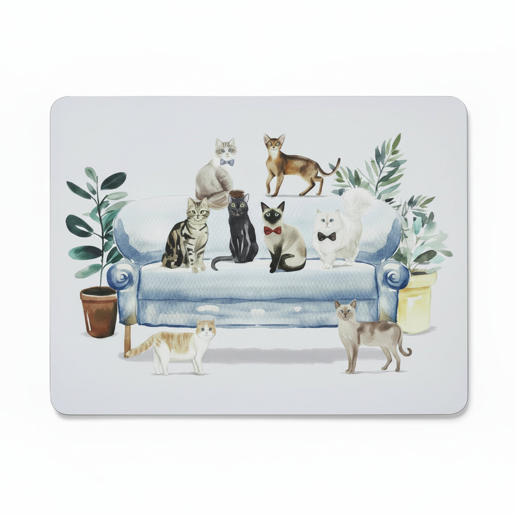 Cooksmart Curious Cats Set of 4 Placemats Cooksmart England