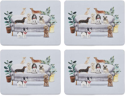 Cooksmart Curious Dogs Set of 4 Placemats Cooksmart England