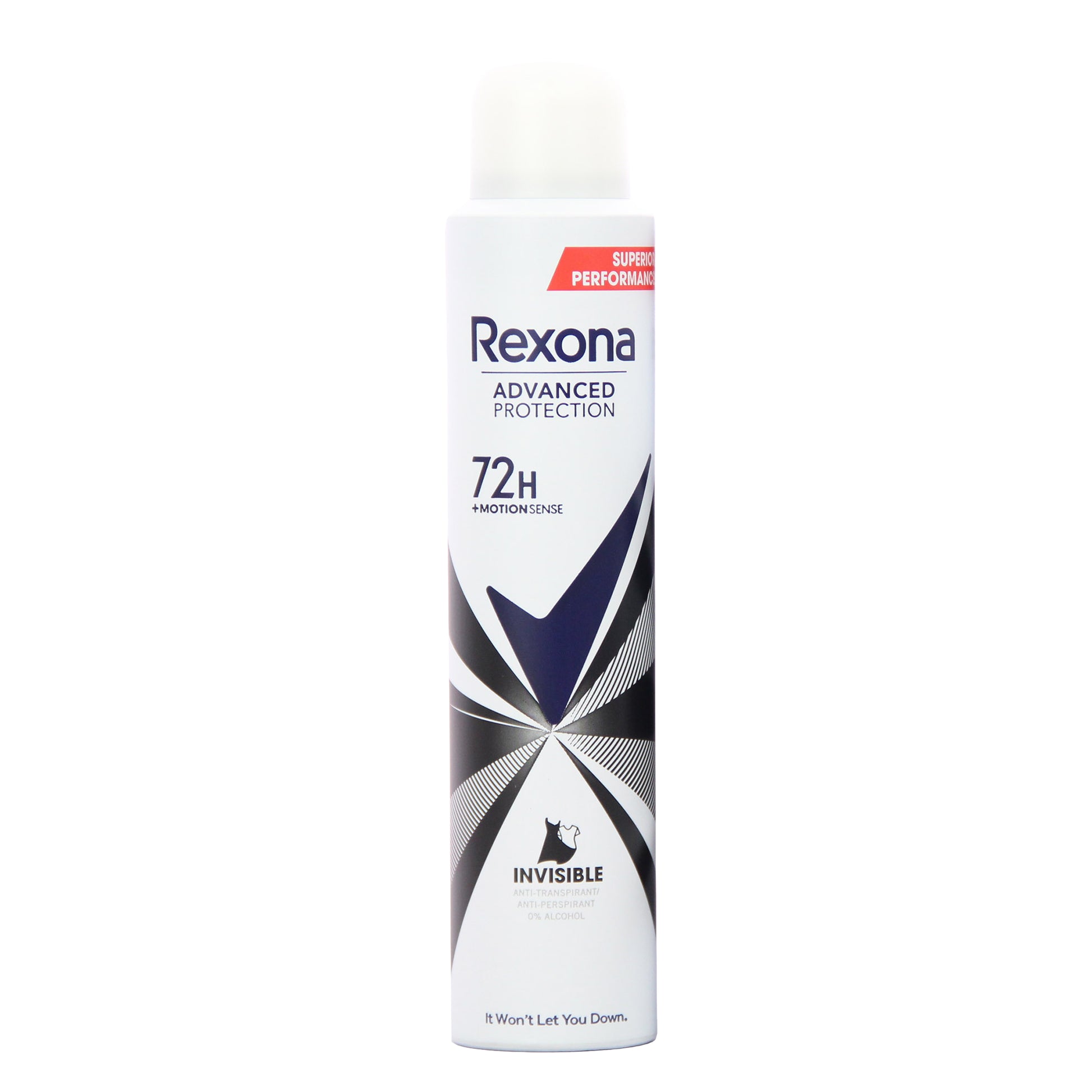Rexona Advanced Protection 72H Motion Sense Deodorant Body Spray Invisible 200mL Rexona