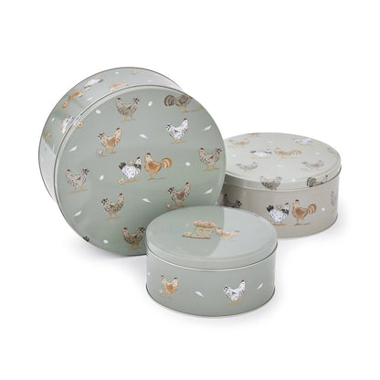 Cooksmart Hen House Lane Round Cake Tins Set Cooksmart England