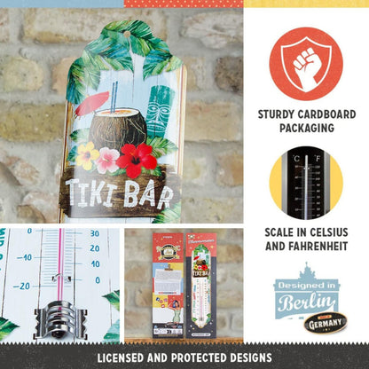 Nostalgic Art Tiki Bar Thermometer Nostalgic Art