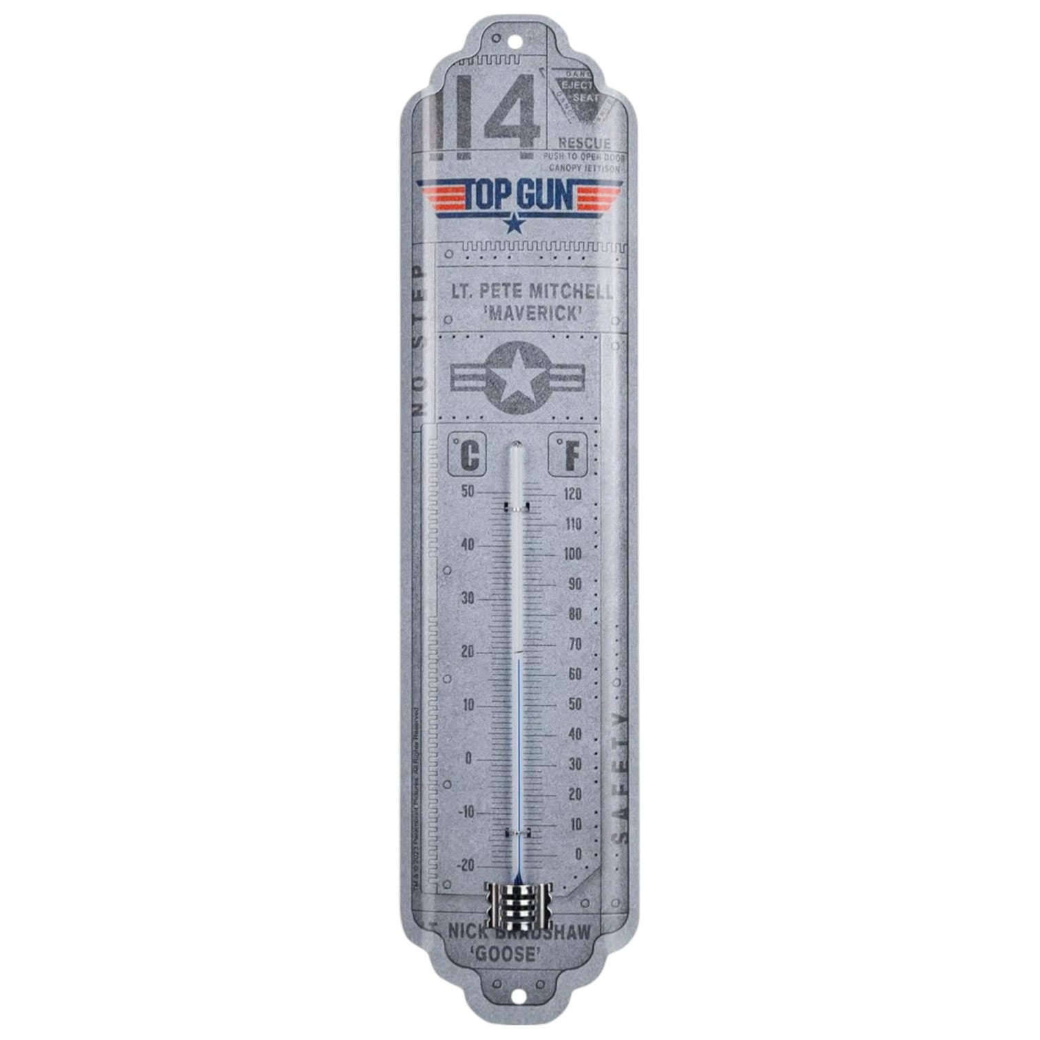 Nostalgic Art Top Gun Thermometer Nostalgic Art