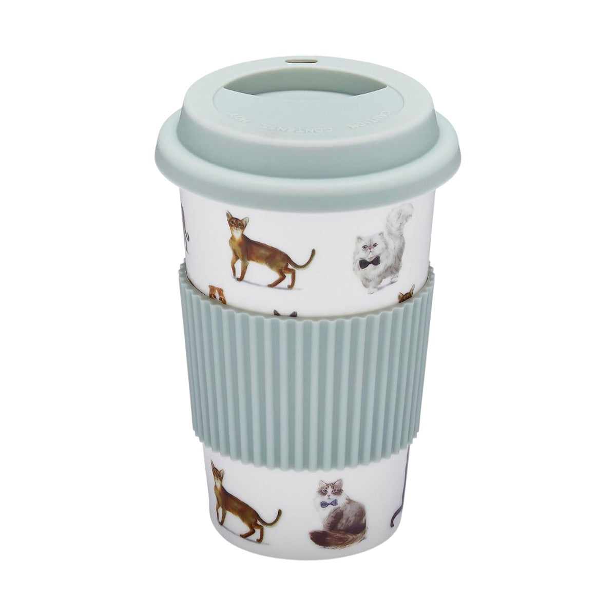 Cooksmart Curious Cats Ceramic Travel Mug Cooksmart England