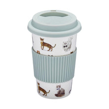 Cooksmart Curious Cats Ceramic Travel Mug Cooksmart England