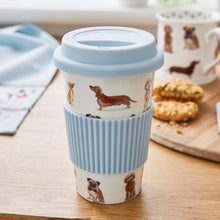 Cooksmart Curious Dogs Ceramic Travel Mug Cooksmart England